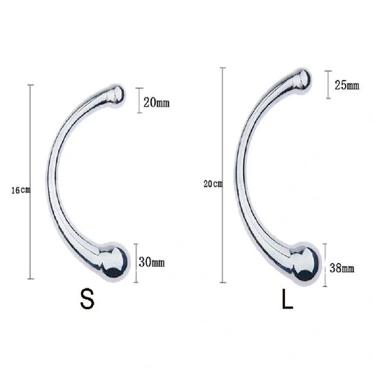 Hook Double Stainless Ended 5858 Elegant Anal Steel 0117